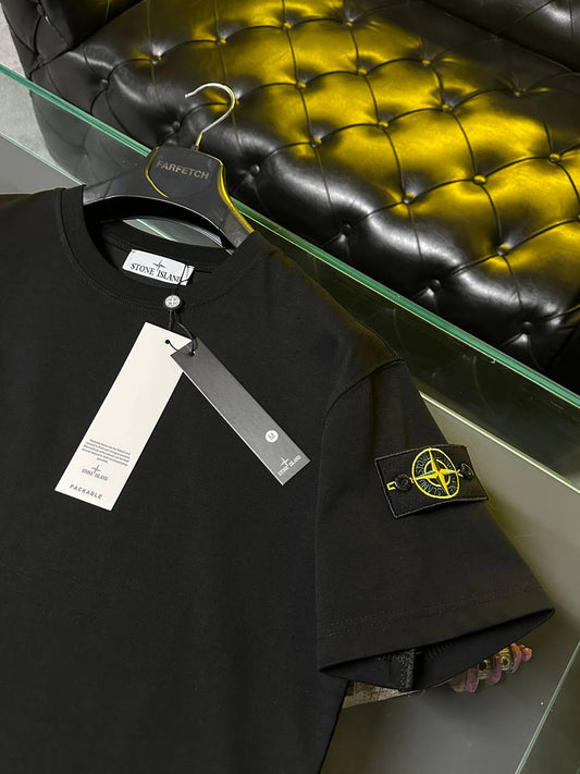Tshirt stone island a motif noir