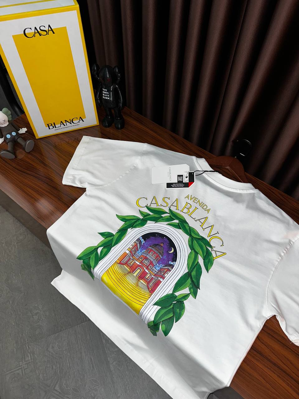 T-shirt casablanca avenda blanc