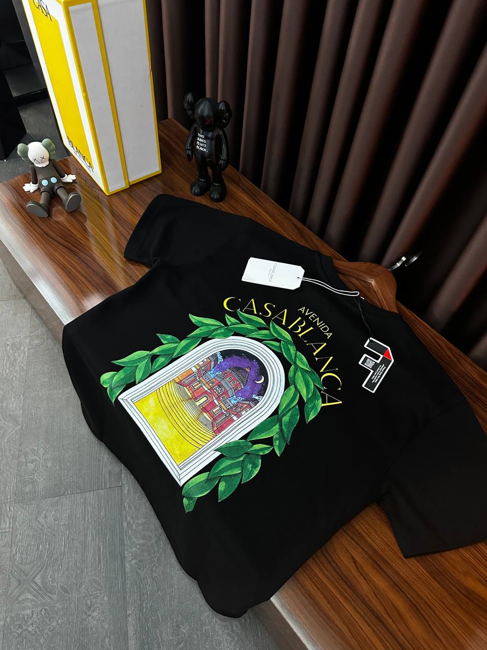 T-shirt casablanca avenda noir