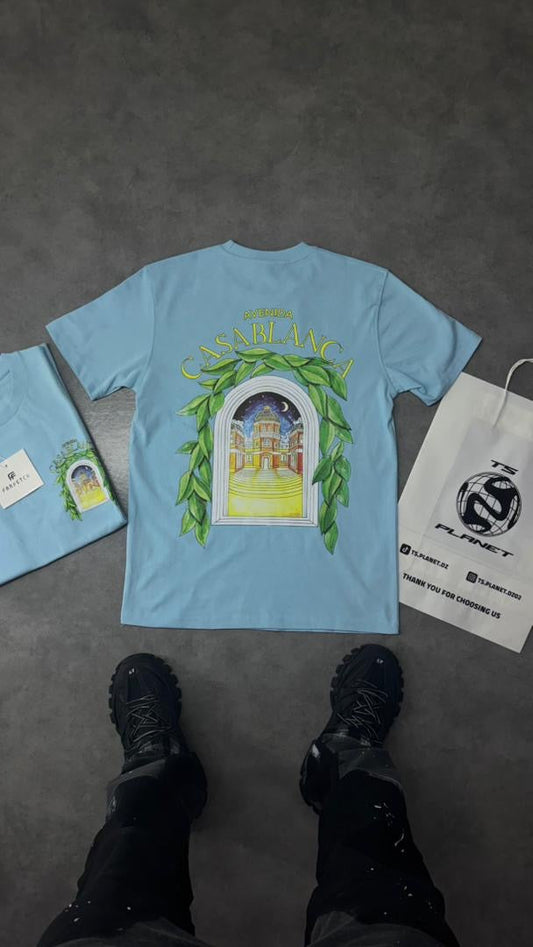 T-shirt casablanca avenda blue