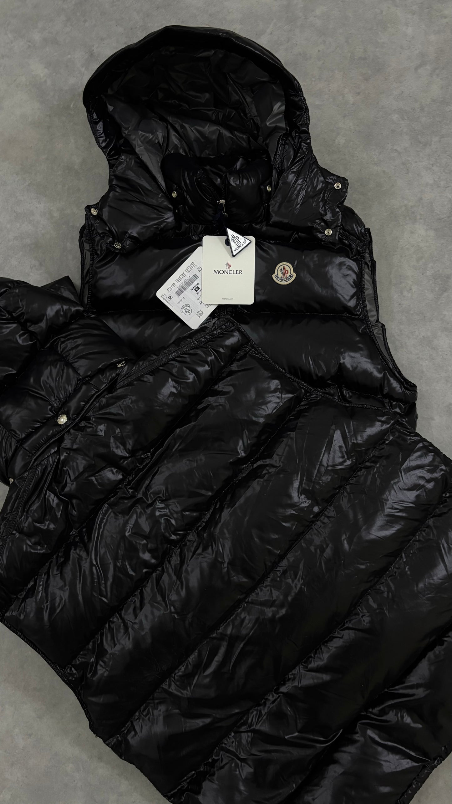 GILLET MONCLER NOIR