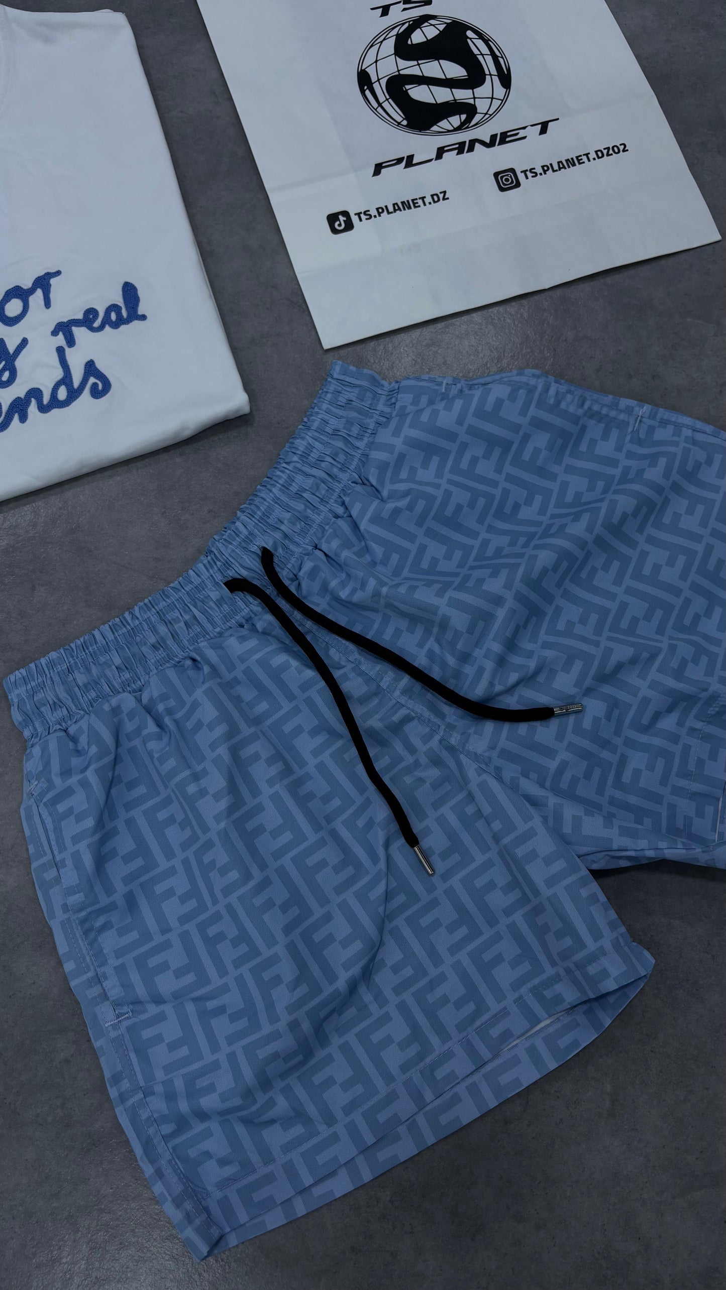 Short fendi bleu