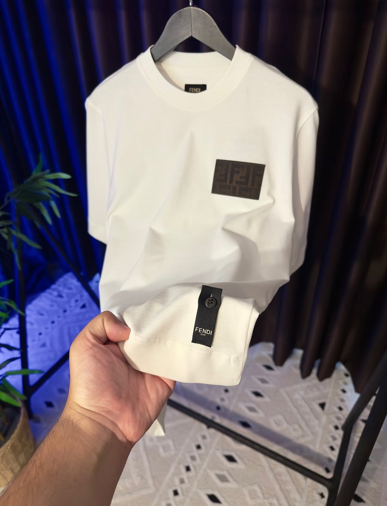 Tshirt fendi blanc