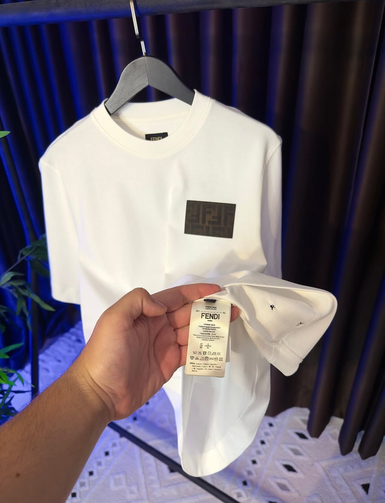 Tshirt fendi blanc