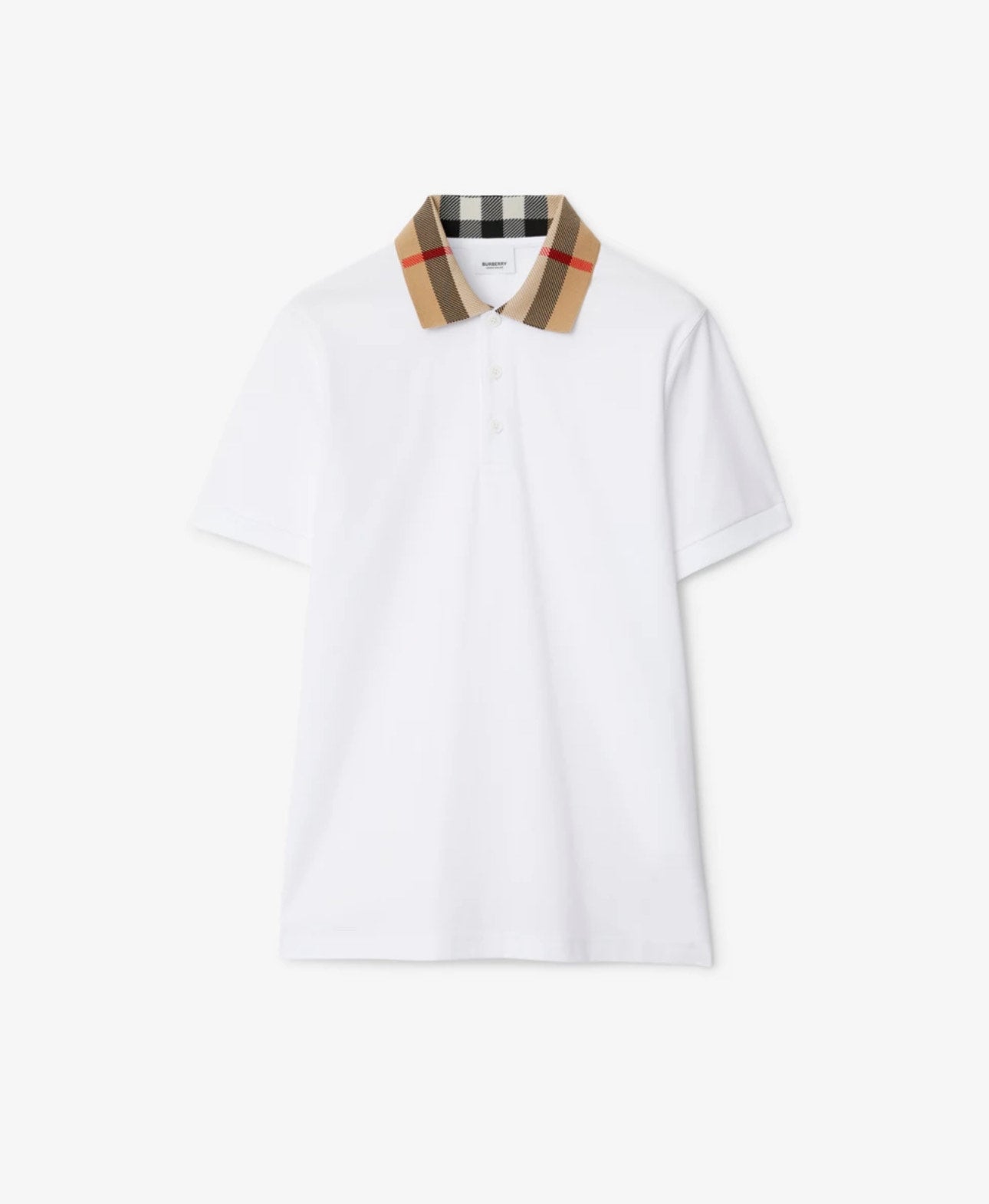 Burberry polo blanc