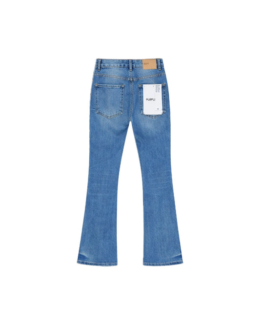 Purple brand flared jeans blue