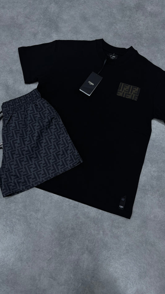 Tshirt fendi noir