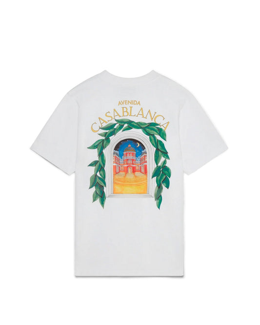 T-shirt casablanca avenda blanc